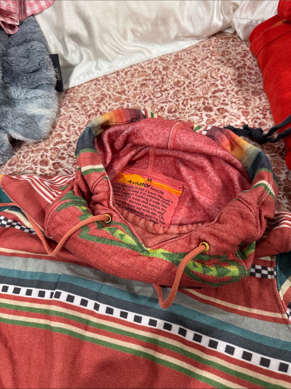 Aviator nation Tulum Aztec ninja hoodie - Picture 3 of 3